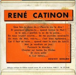 [Pochette de Cette plage est reste (Ren CATINON) - verso]