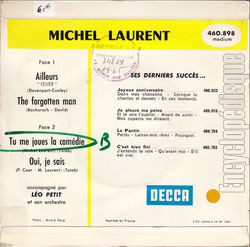 [Pochette de Ailleurs (Michel LAURENT) - verso]