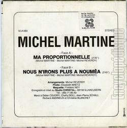 [Pochette de Nouma (Michel MARTINE) - verso]