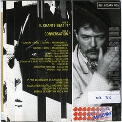 [Pochette de Conversation (Patrick BOULAY) - verso]