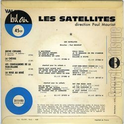 [Pochette de Les Satellites chantent pour les enfants (Les SATELLITES) - verso]