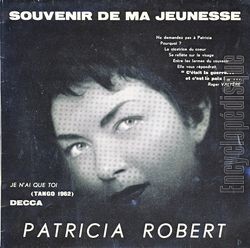 [Pochette de Souvenir de ma jeunesse (Patricia ROBERT)]