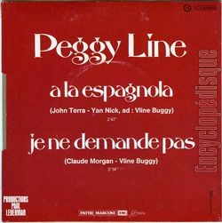 [Pochette de  la espagnola (Peggy LINE) - verso]