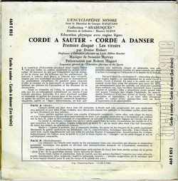 [Pochette de Corde  sauter - corde  danser "Les tiroirs" (Denise HUBERT) - verso]