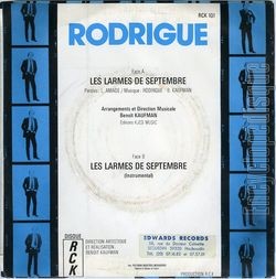 [Pochette de Les larmes de septembre (RODRIGUE (2)) - verso]