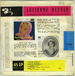 [Pochette de Les bleuets d’azur (Lucienne DELYLE) - verso]