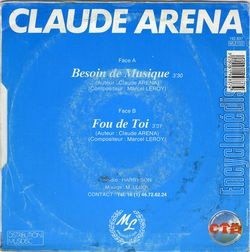 [Pochette de Besoin de musique ! (Claude ARNA) - verso]