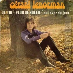 [Pochette de De toi / Plus de soleil (Grard LENORMAN)]