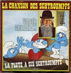 [Pochette de La chanson des schtroumpfs (Vader ABRAHAM) - verso]