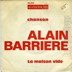 [Pochette de Chanson (Alain BARRIRE)]