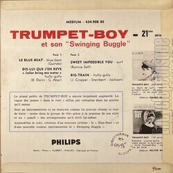 [Pochette de Le  blue beat  (TRUMPET BOY) - verso]