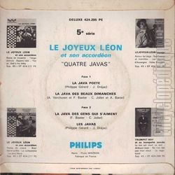 [Pochette de Quatre javas (Le JOYEUX LON) - verso]