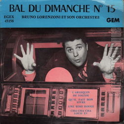 [Pochette de Bal du dimanche n15 (Bruno LORENZONI)]