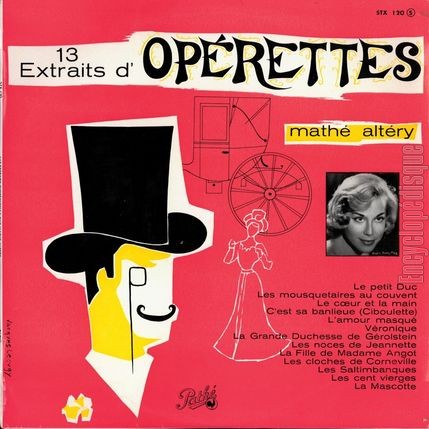 [Pochette de 13 airs d’oprette (Math ALTRY)]