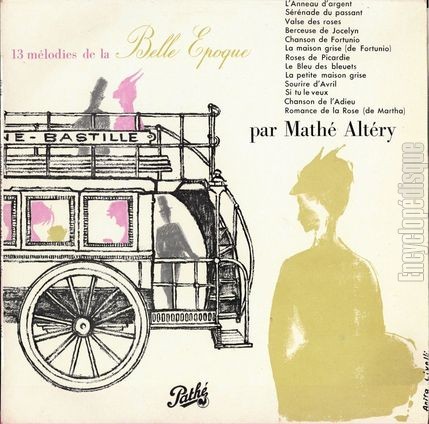 [Pochette de 13 mlodies de la Belle poque (Math ALTRY)]