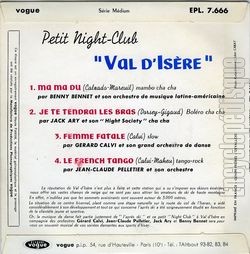 [Pochette de Petit night-club Val d’Isre (PETIT NIGHT-CLUB) - verso]