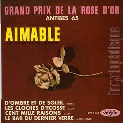 [Pochette de Grand Prix de la Rose d’or - Antibes 65 (AIMABLE)]