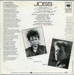 [Pochette de Paris capital (JOSS (2)) - verso]