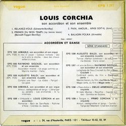 [Pochette de Relaxez-vous (Louis CORCHIA) - verso]