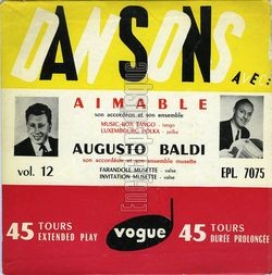 [Pochette de Dansons avec Aimable et Augusto Baldi - vol. 12 - (COMPILATION)]