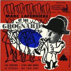 [Pochette de Les copains (Marc LAFERRIRE et les GROGNARDS)]