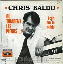 [Pochette de O tombent les pleurs …? (Chris BALDO) - verso]