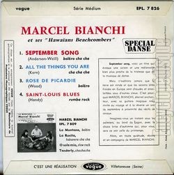 [Pochette de La montana (Marcel BIANCHI) - verso]