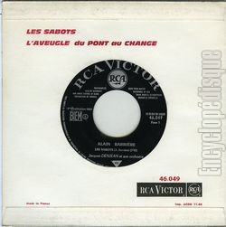 [Pochette de Les sabots (Alain BARRIRE) - verso]