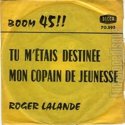 [Pochette de Tu m’tais destine (Roger LALANDE)]