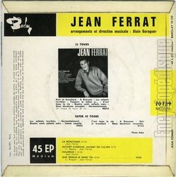 [Pochette de La montagne (Jean FERRAT) - verso]