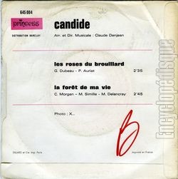 [Pochette de La fort de ma vie (CANDIDE) - verso]