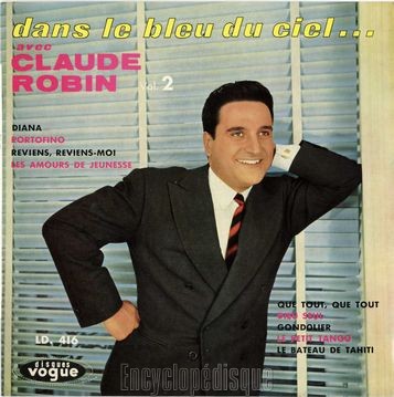 [Pochette de Dans le bleu du ciel … (Claude ROBIN)]