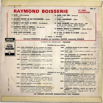 [Pochette de Musette actualit…avec Raymond Boisserie (Raymond BOISSERIE) - verso]