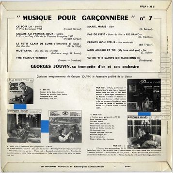 [Pochette de Musique pour garonnire n 7 (Georges JOUVIN) - verso]