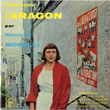 [Pochette de Chansons d’Aragon (Monique MORELLI)]