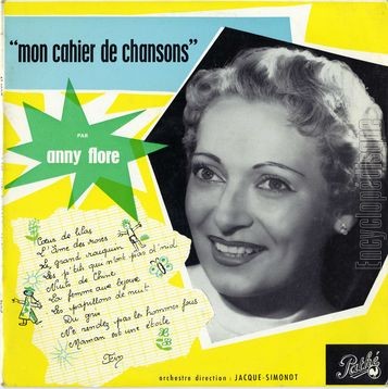 [Pochette de Mon cahier de chansons (Anny FLORE)]