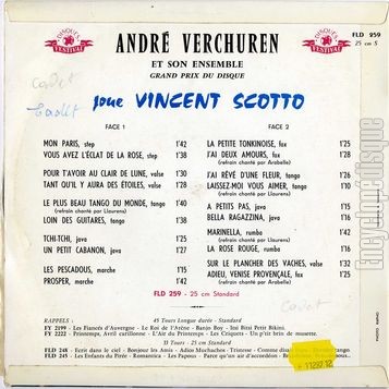 [Pochette de Andr Verchurn joue Vincent Scotto (Andr VERCHUREN) - verso]