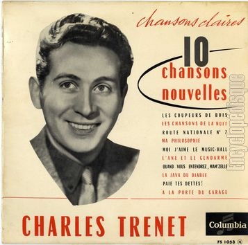 [Pochette de Chansons claires - 10 chansons nouvelles (Charles TRENET)]