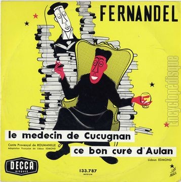 [Pochette de Le mdecin de Cucugnan / Ce bon cur d’Aulan (FERNANDEL)]