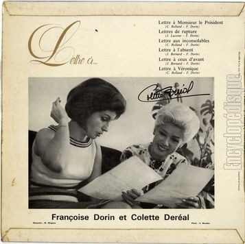 [Pochette de Lettre … (Colette DERAL) - verso]