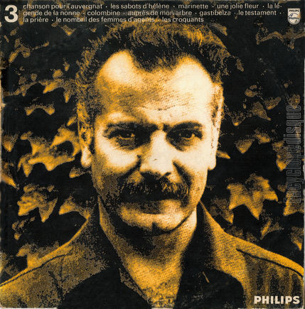 [Pochette de Chanson pour l’Auvergnat, Marinette, Colombine… - 3 (Georges BRASSENS)]