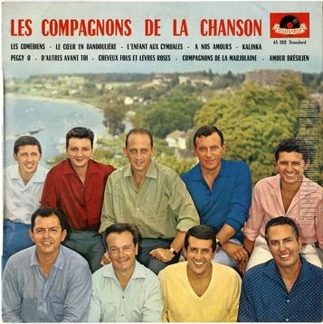 [Pochette de Les comdiens (Les COMPAGNONS DE LA CHANSON)]