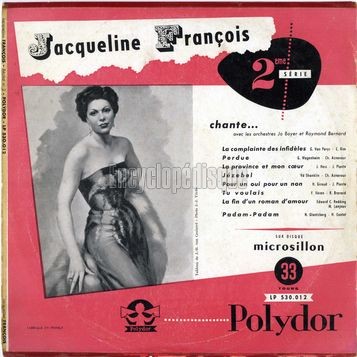 [Pochette de Chante… 2me srie (Jacqueline FRANOIS)]