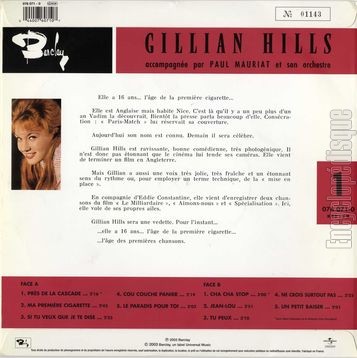 [Pochette de Gillian Hills (Gillian HILLS) - verso]