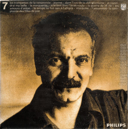 [Pochette de Les trompettes de la renomme, Jeanne, Marquise… - 7 (Georges BRASSENS)]