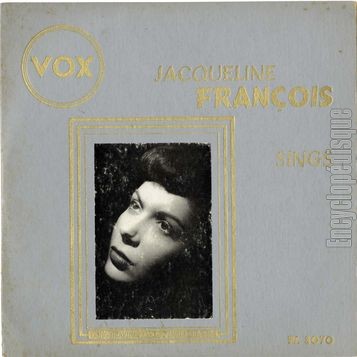 [Pochette de Jacqueline Franois sings (Jacqueline FRANOIS)]