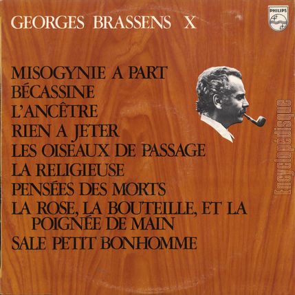 [Pochette de X (Georges BRASSENS)]