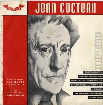 [Pochette de Jean Cocteau (Jean COCTEAU)]