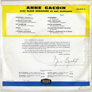 [Pochette de Anne Gacoin (Anne GACOIN) - verso]