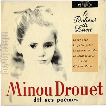 [Pochette de Minou Drouet dit ses pomes "Le pcheur de lune" (Minou DROUET)]